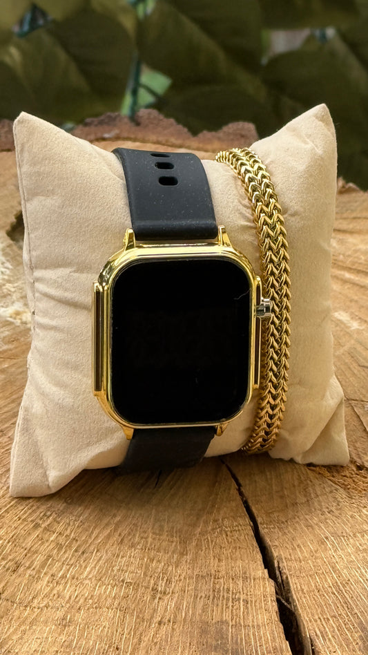 Set Eleganza Dual: Orologio e Bracciale