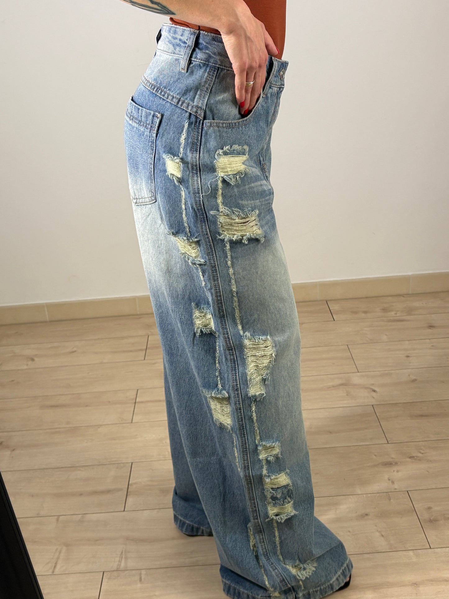 Jeans Baggy Destroyed Street
