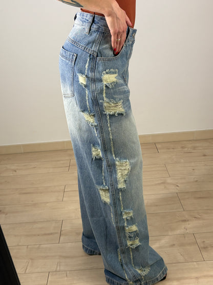 Jeans Baggy Destroyed Street