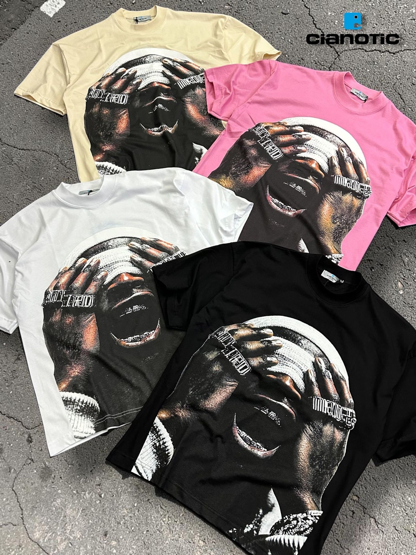 🔥 T-shirt Cianotic Graphic Urban Icon – Edizione Streetwear