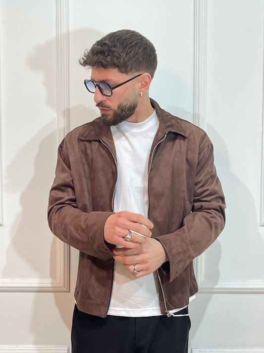 Jacket in Camoscio