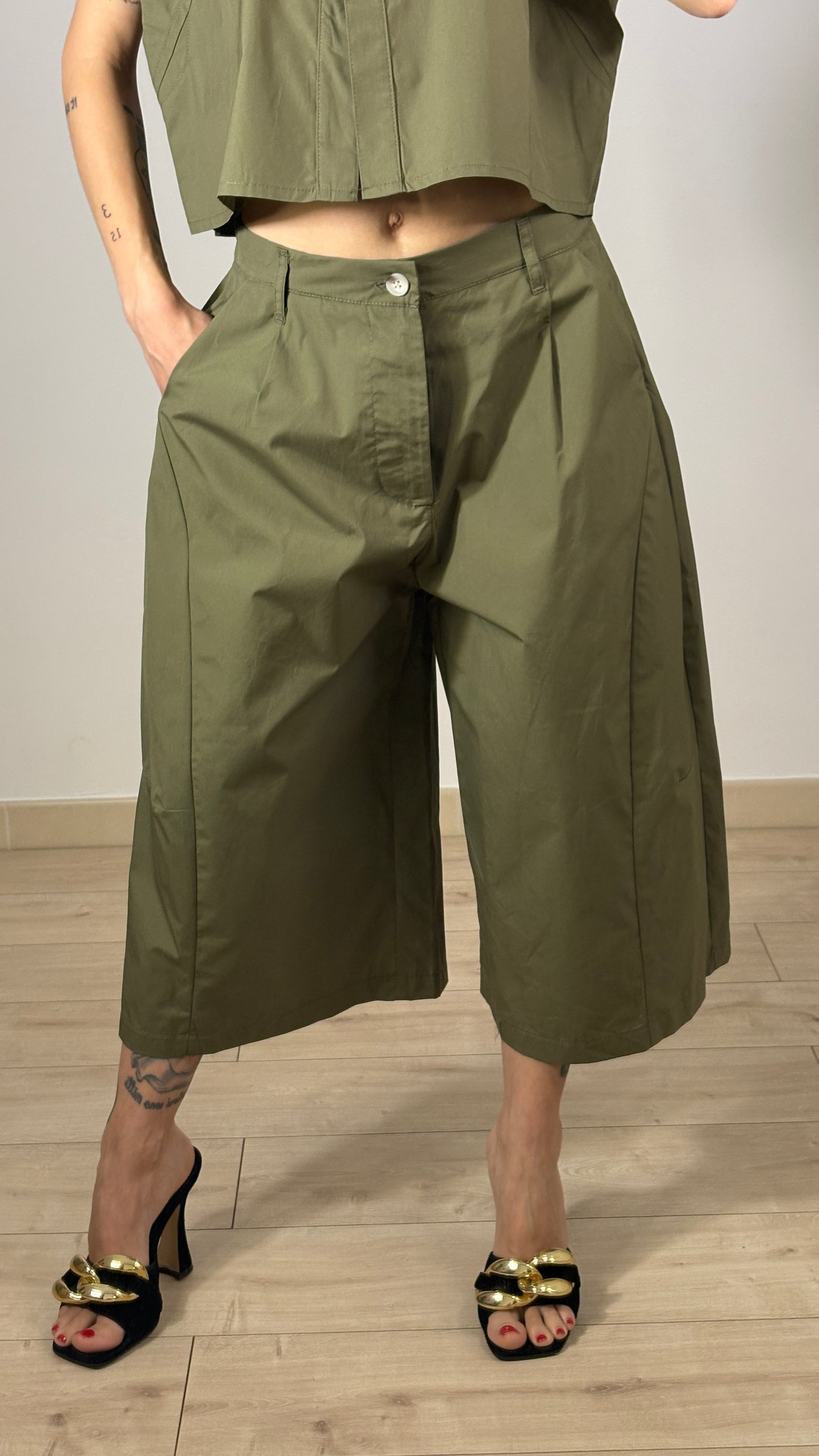 Coordinato Army Chic Verde Oliva