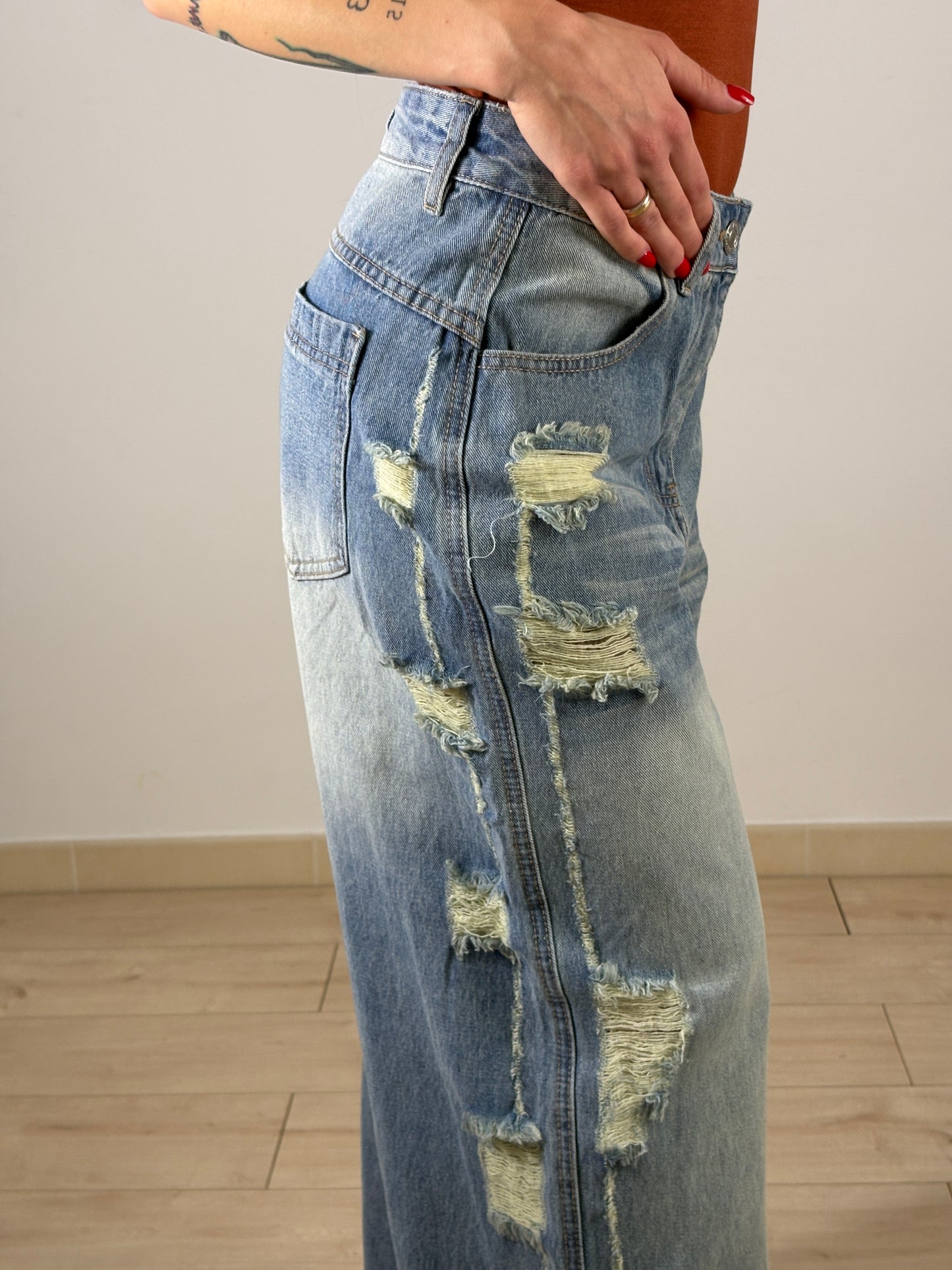Jeans Baggy Destroyed Street