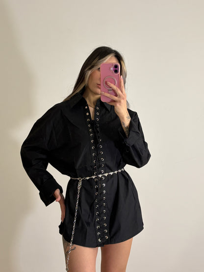 Camicia Abito Lace Up