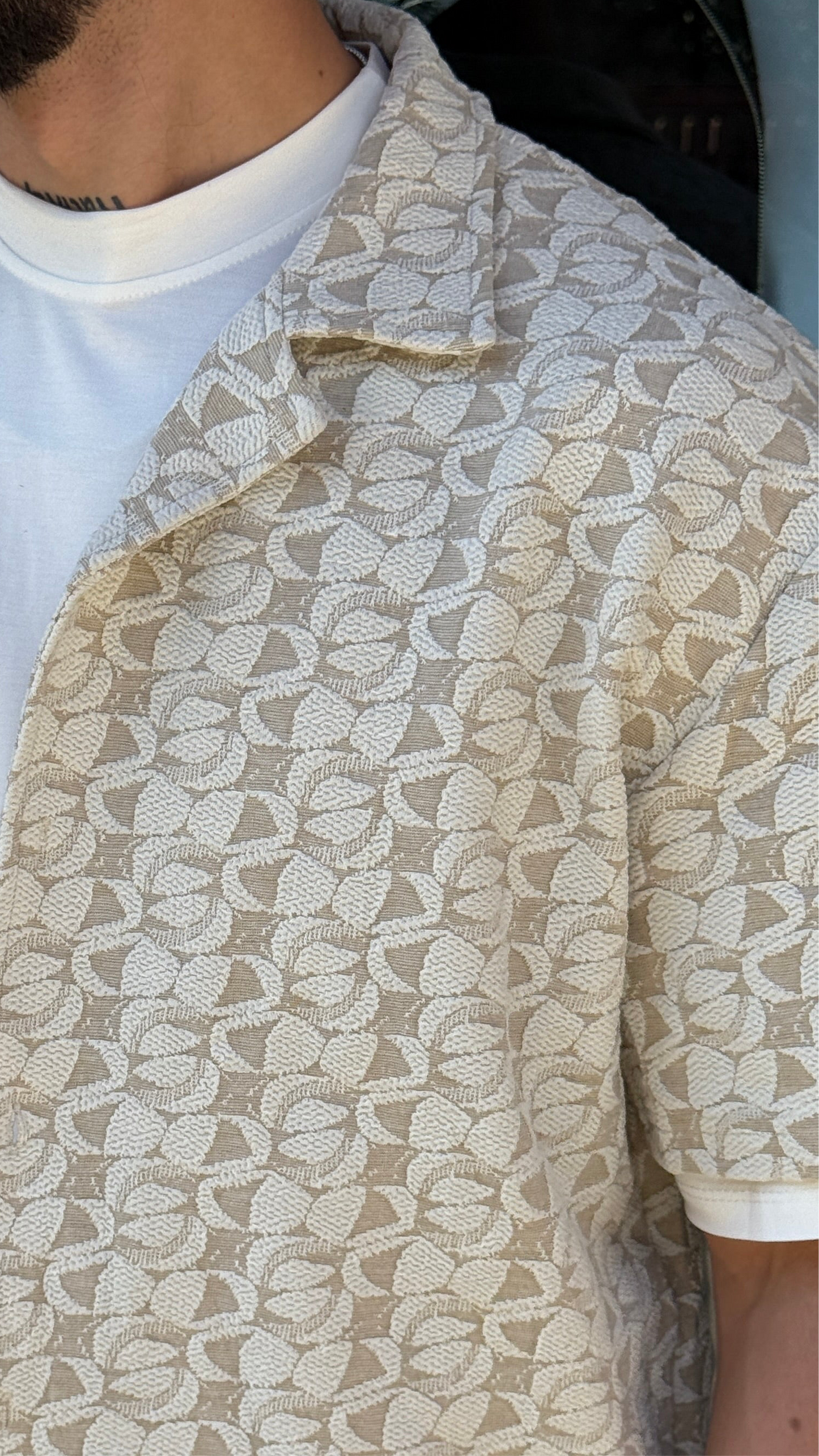 Set “Wave” Coordinato Estivo Beige