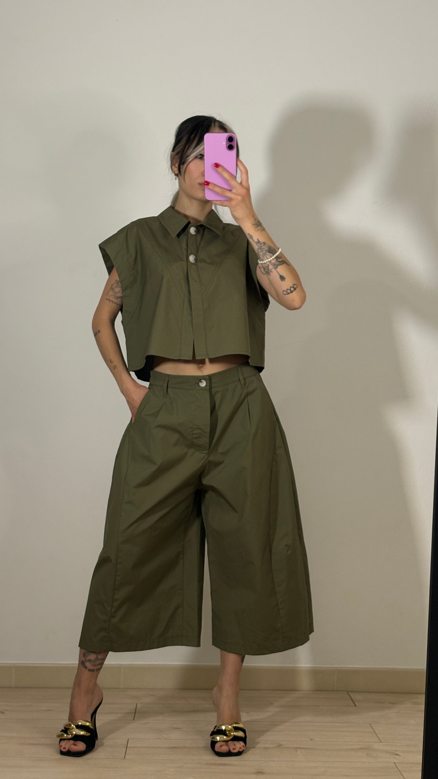 Coordinato Army Chic Verde Oliva