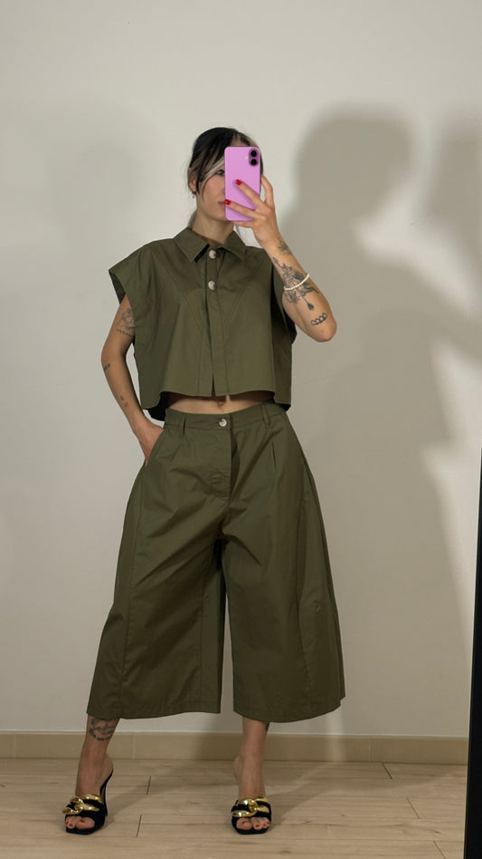 Coordinato Army Chic Verde Oliva