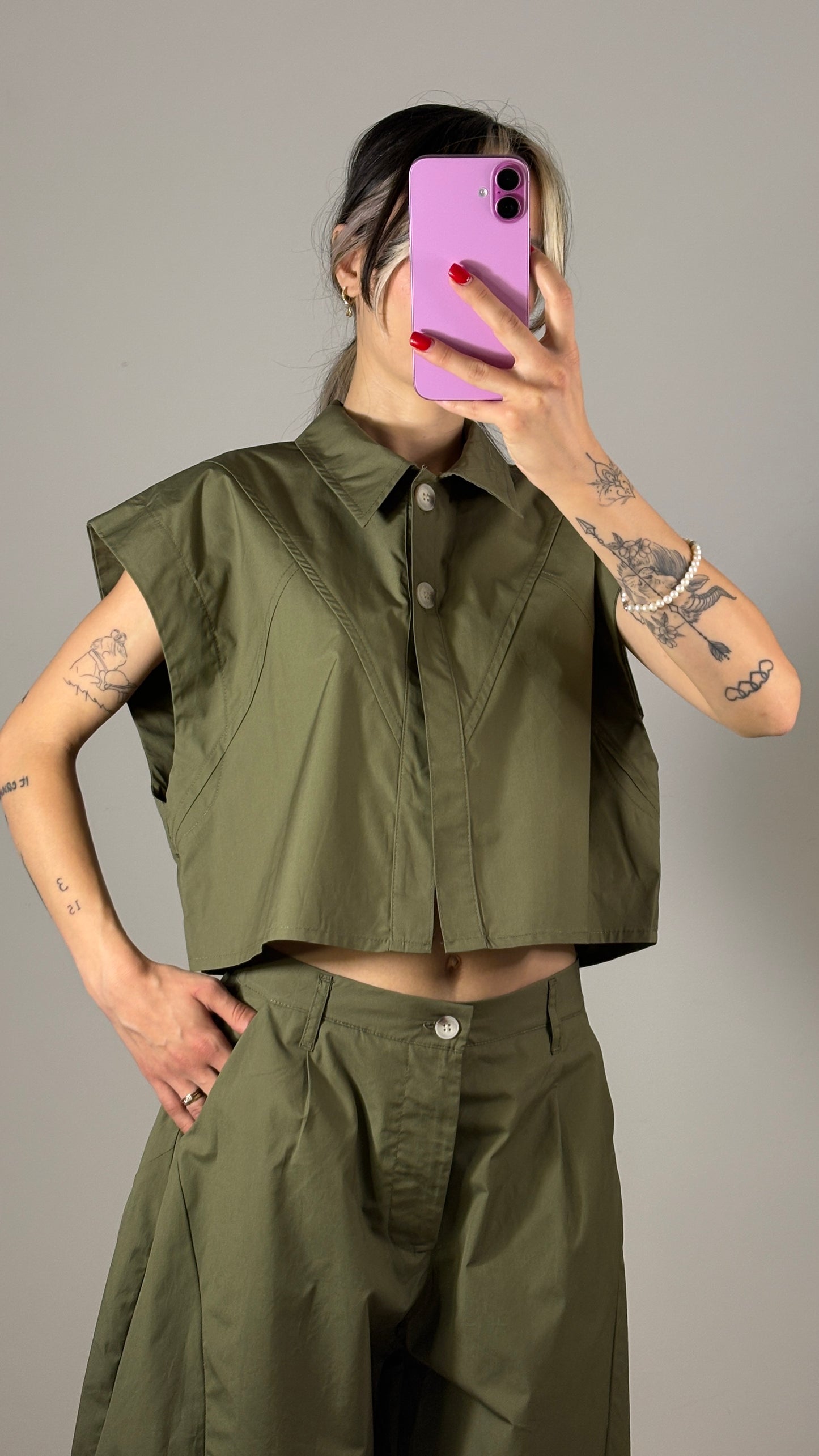 Coordinato Army Chic Verde Oliva