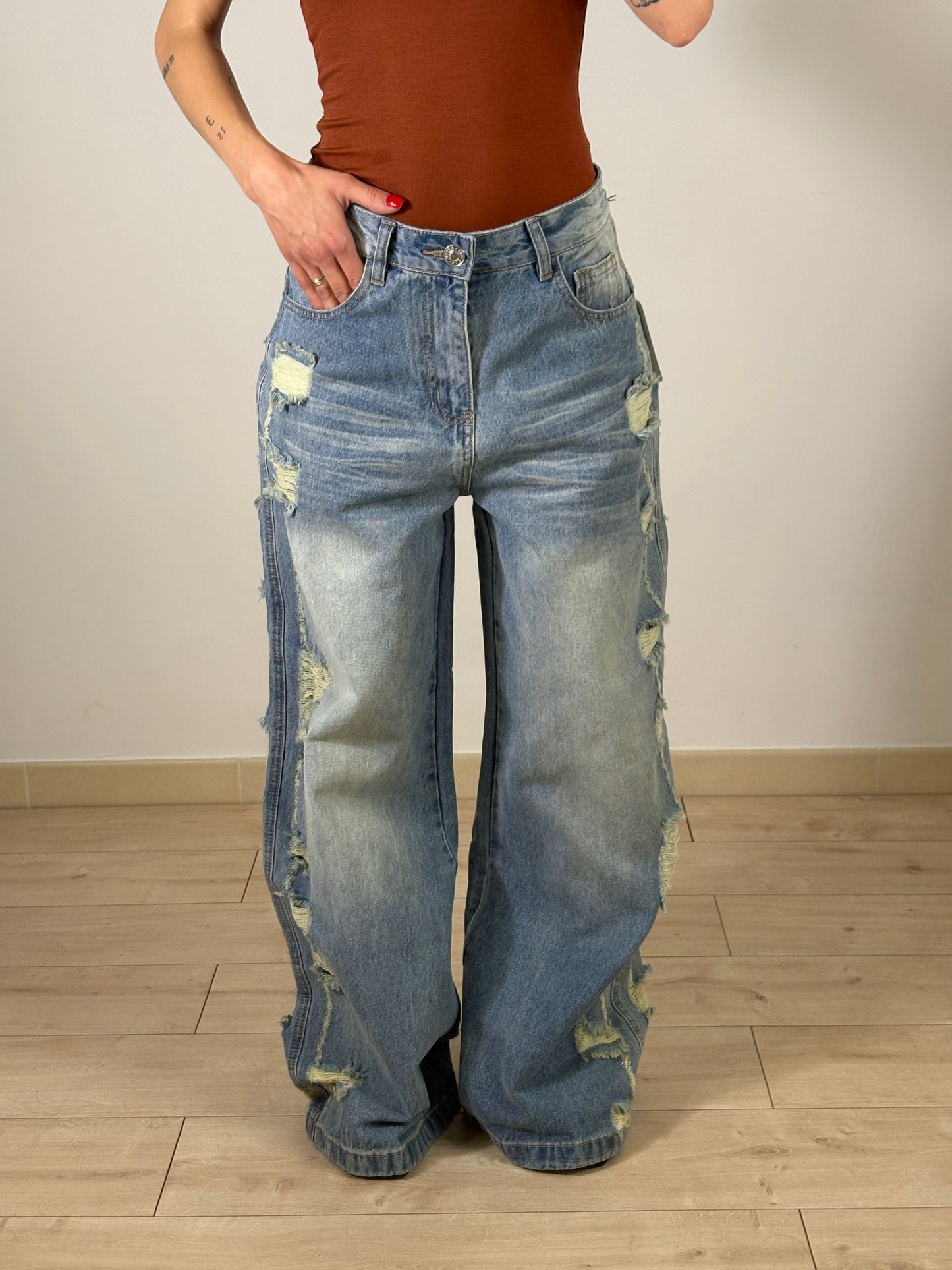 Jeans Baggy Destroyed Street