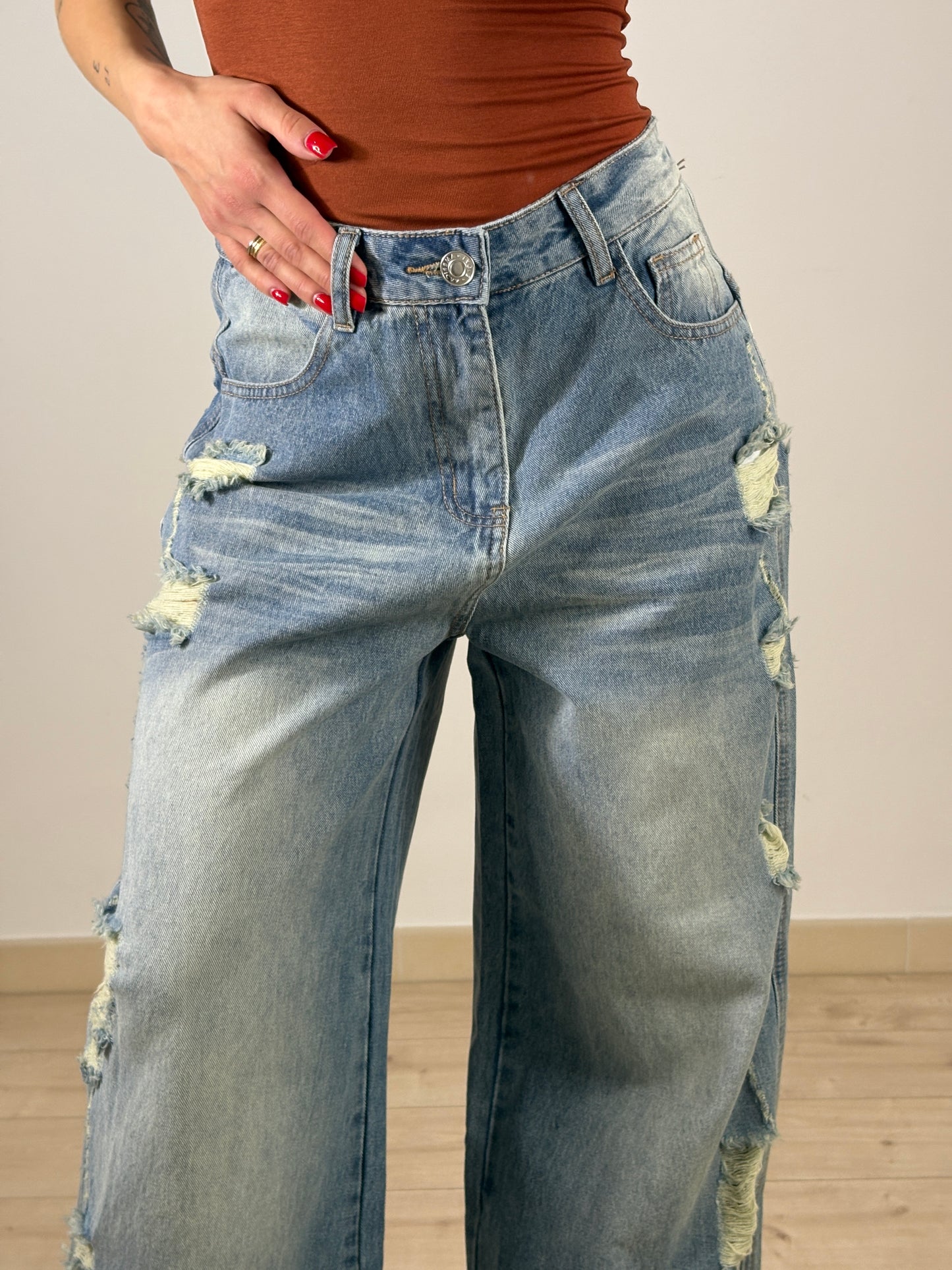 Jeans Baggy Destroyed Street
