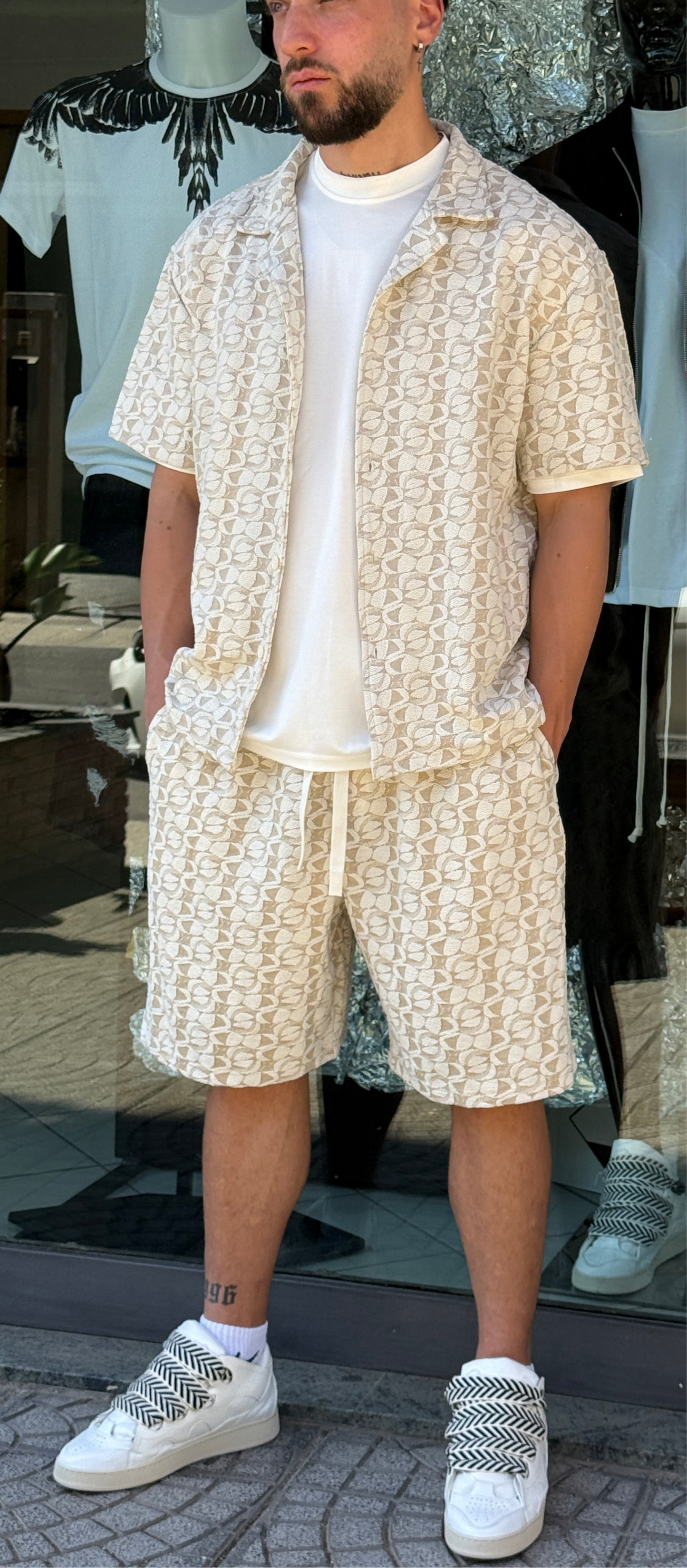 Set “Wave” Coordinato Estivo Beige