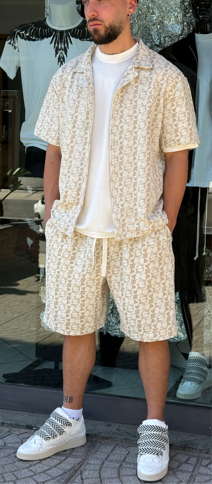 Set “Wave” Coordinato Estivo Beige