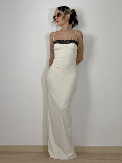 Abito Lungo Lace Glow