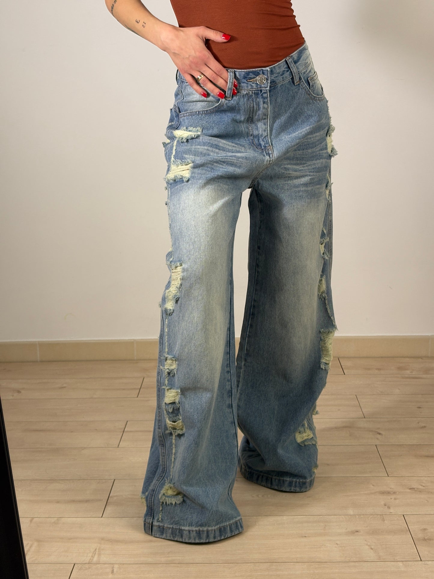 Jeans Baggy Destroyed Street