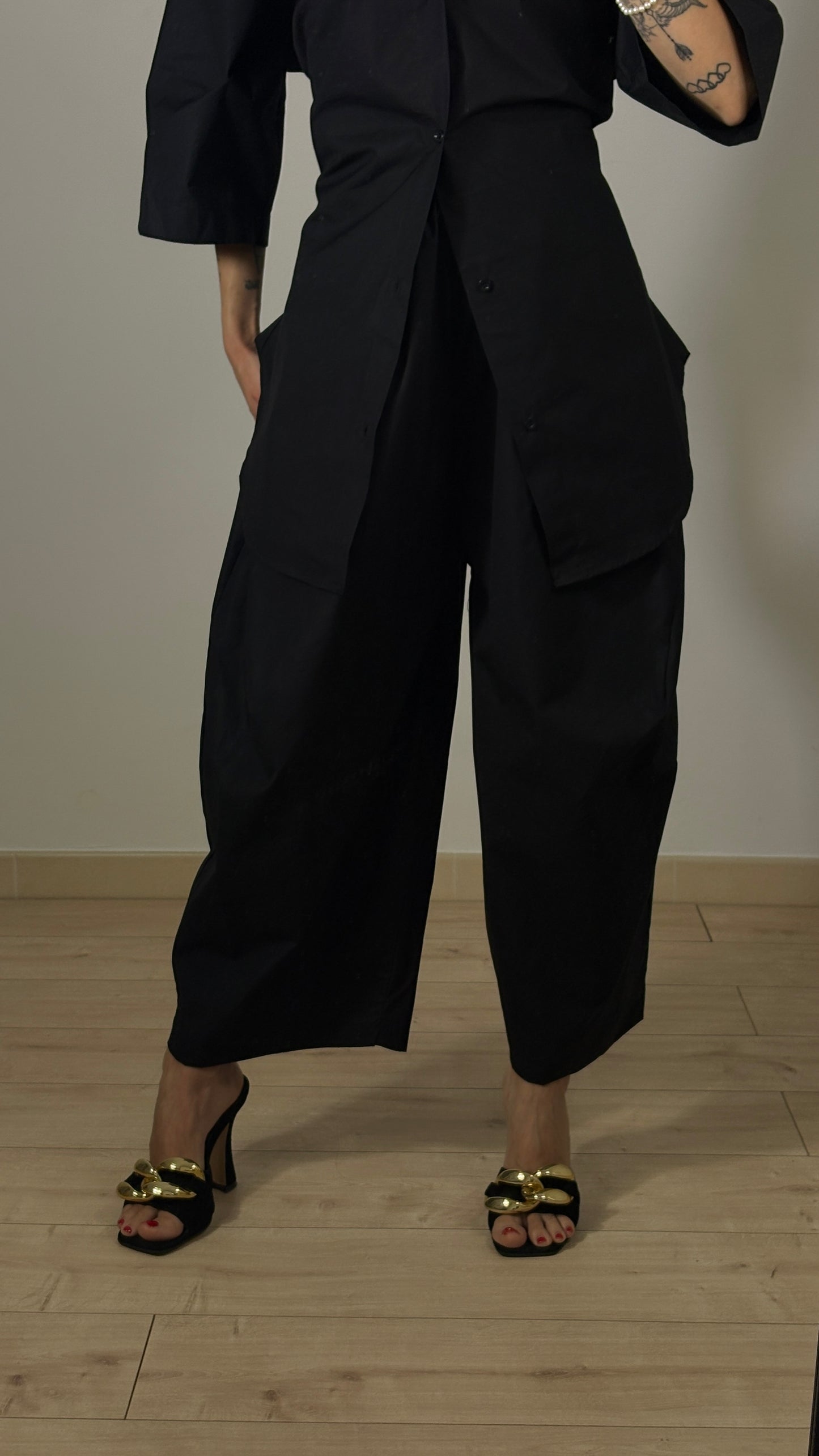 Coordinato Total Black Sculpt