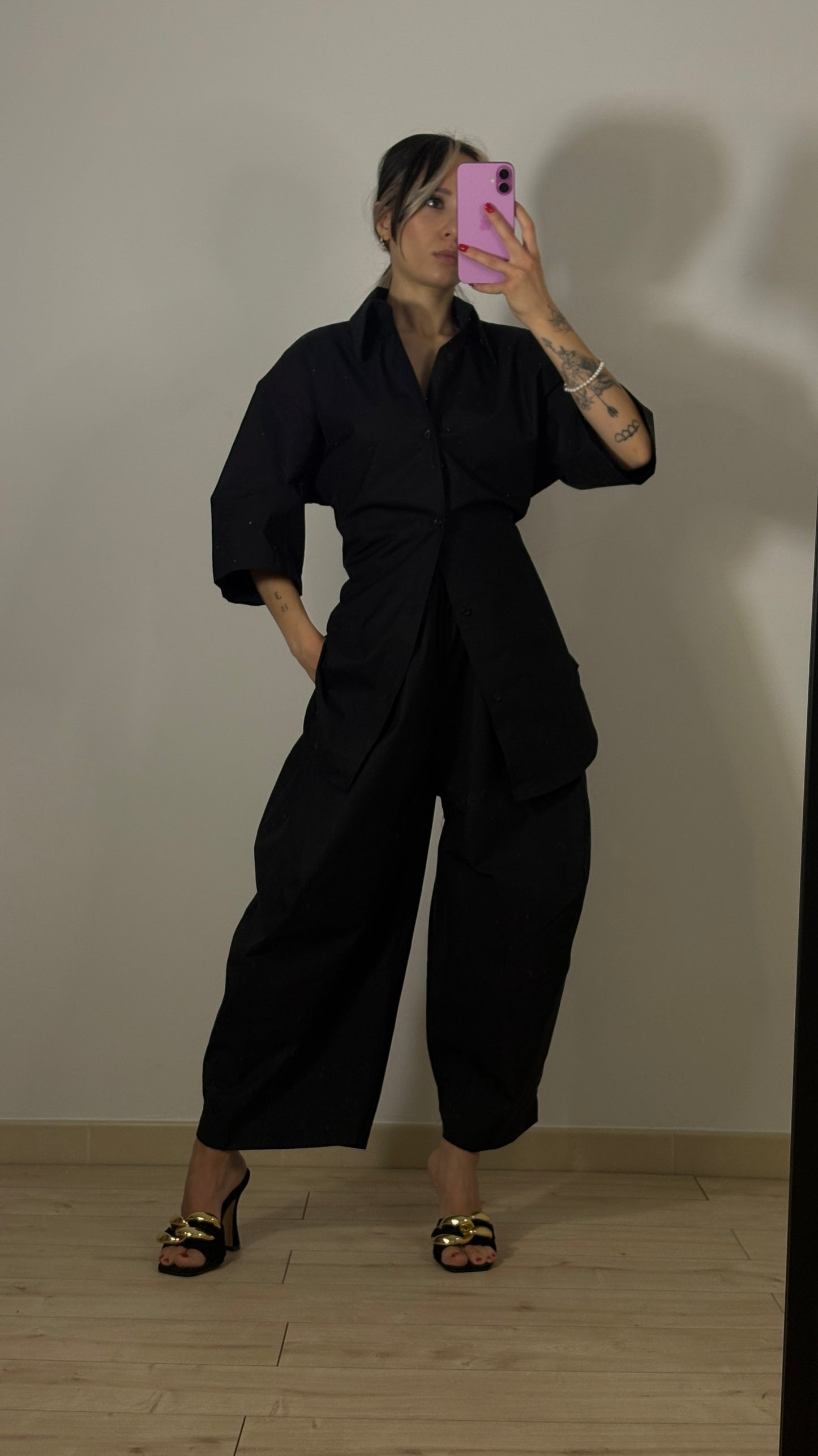 Coordinato Total Black Sculpt