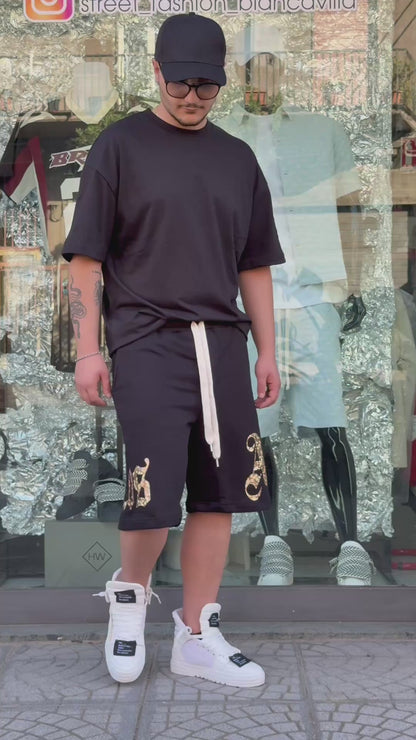 Completino streetwear “Los Angeles” – Black & Gold Edition