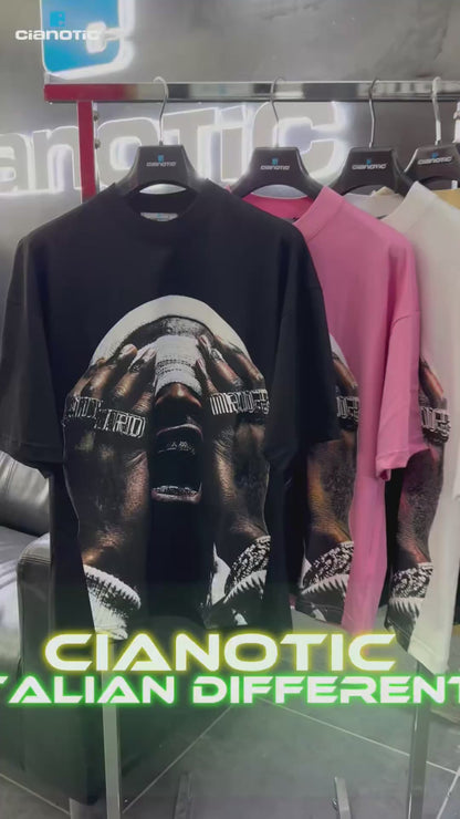 🔥 T-shirt Cianotic Graphic Urban Icon – Edizione Streetwear